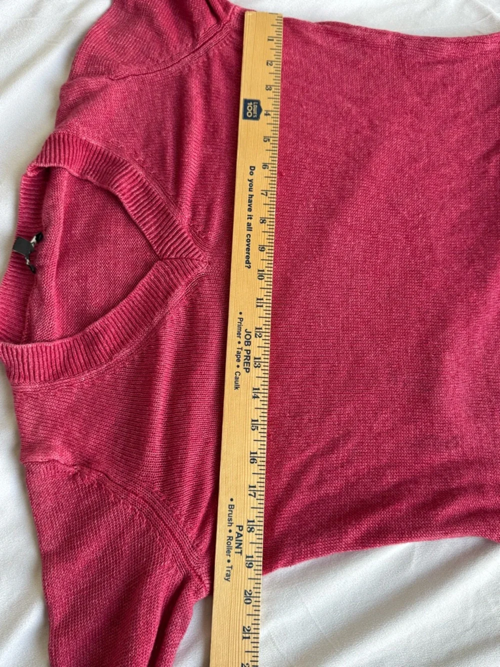 Talbots 100%‎ Linen Pink Sweater Knit Pink Women Medium Coastal Nautical Chic